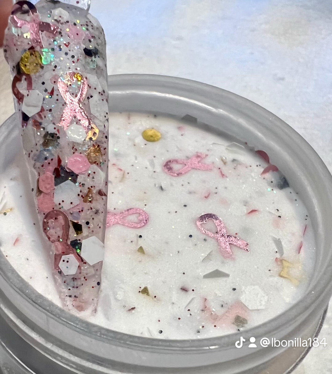Glitter Mix Cancer Awarness #5