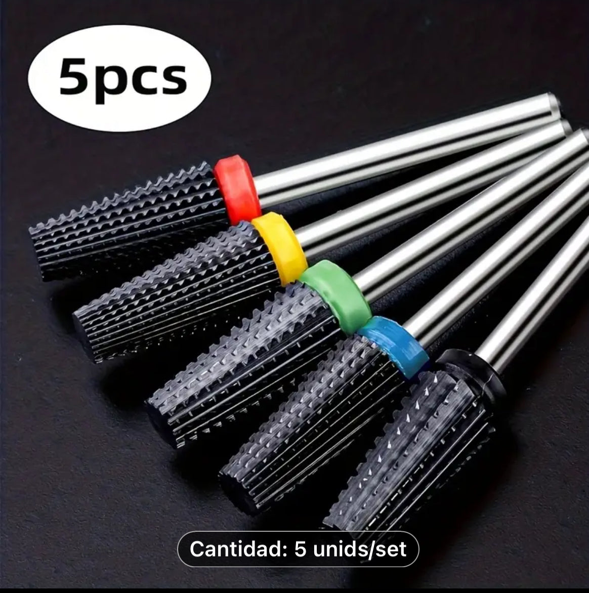 Brocas de Uñas set 5 pcs
