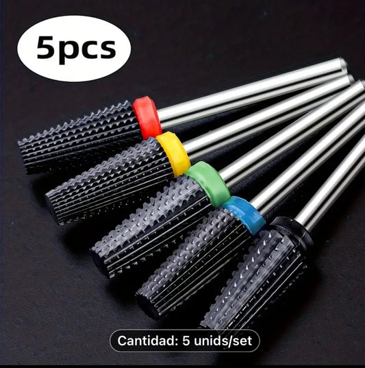 Brocas de Uñas set 5 pcs