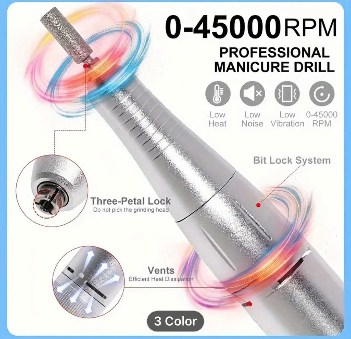 Nail Drill Rechargeable