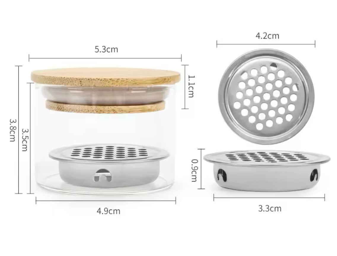 Glass Dapen Dish