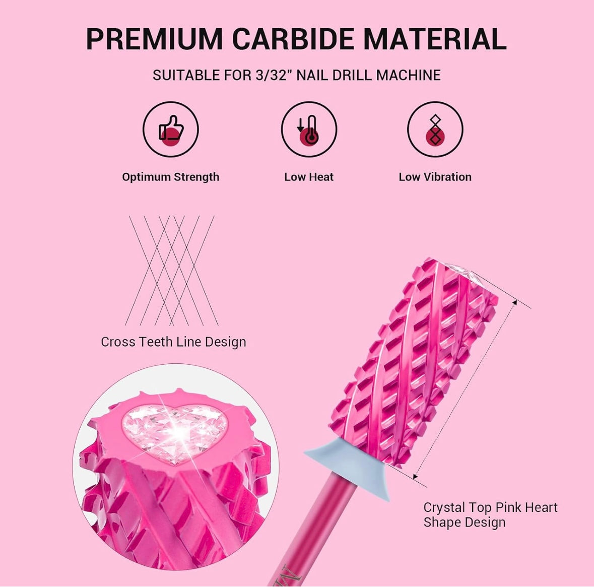 Broca Carbide Nail Bit 4xc