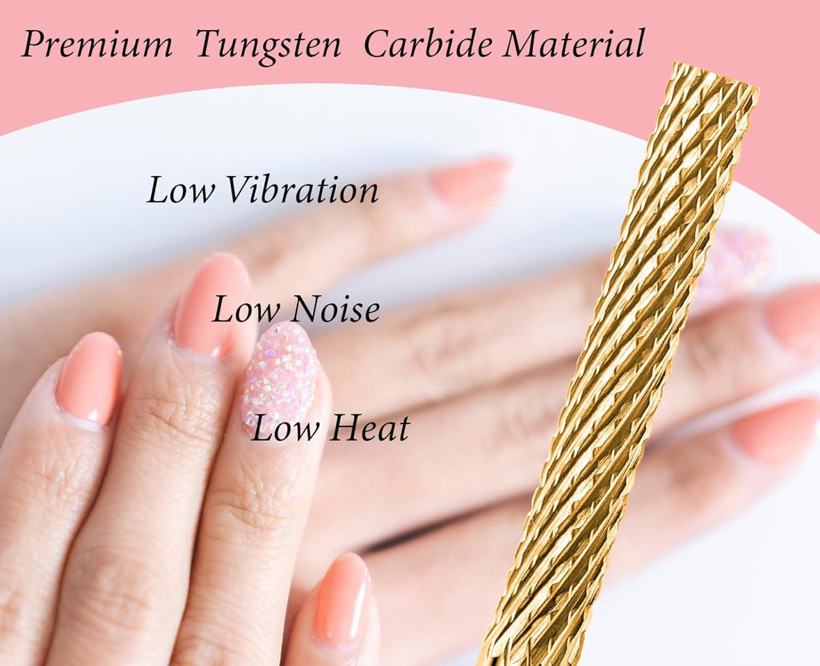 Nail drill buffer bits
