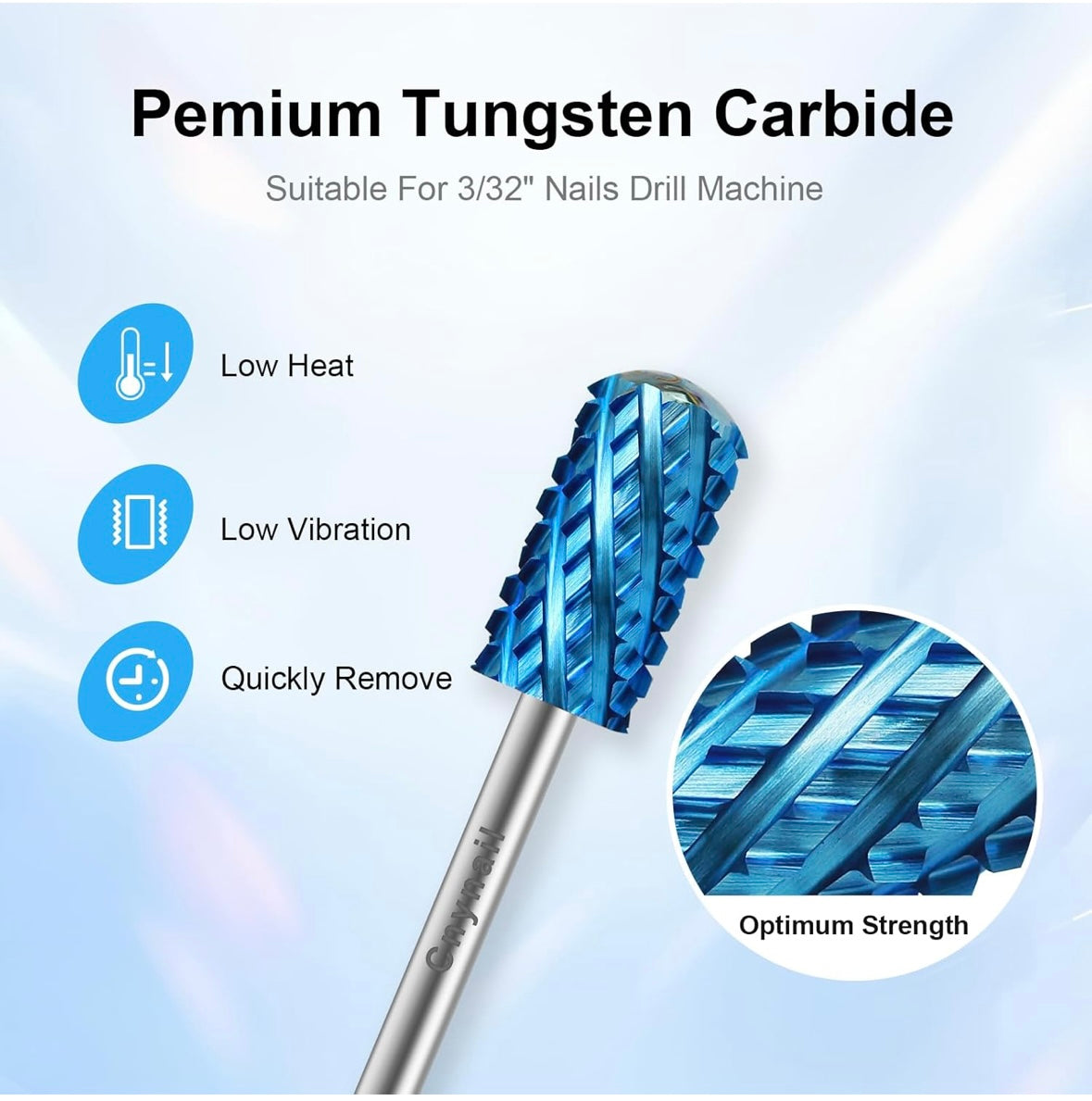 Broca Safety Nail Carbide 4xc bit