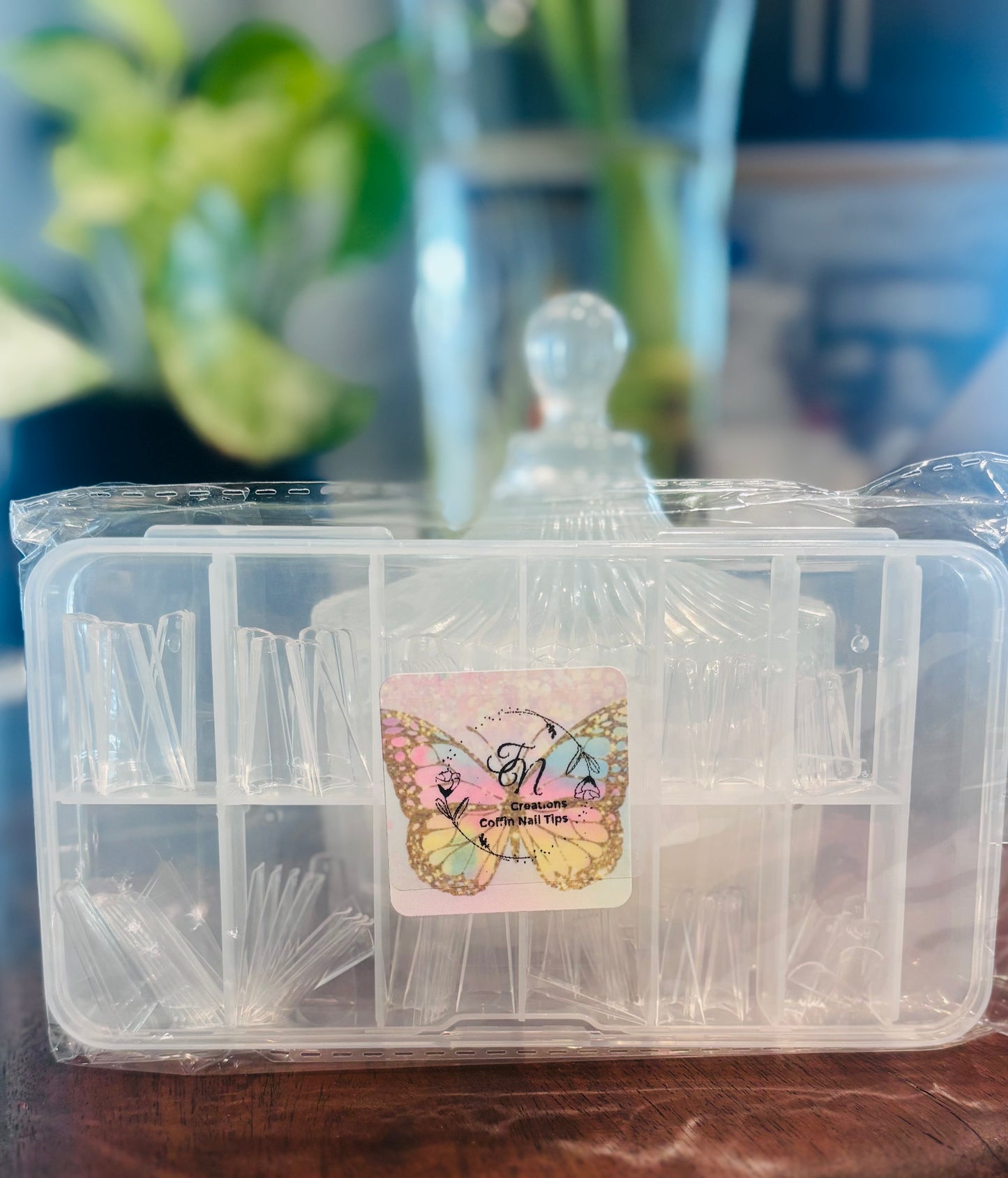Caja de uñas  pequeña Coffin