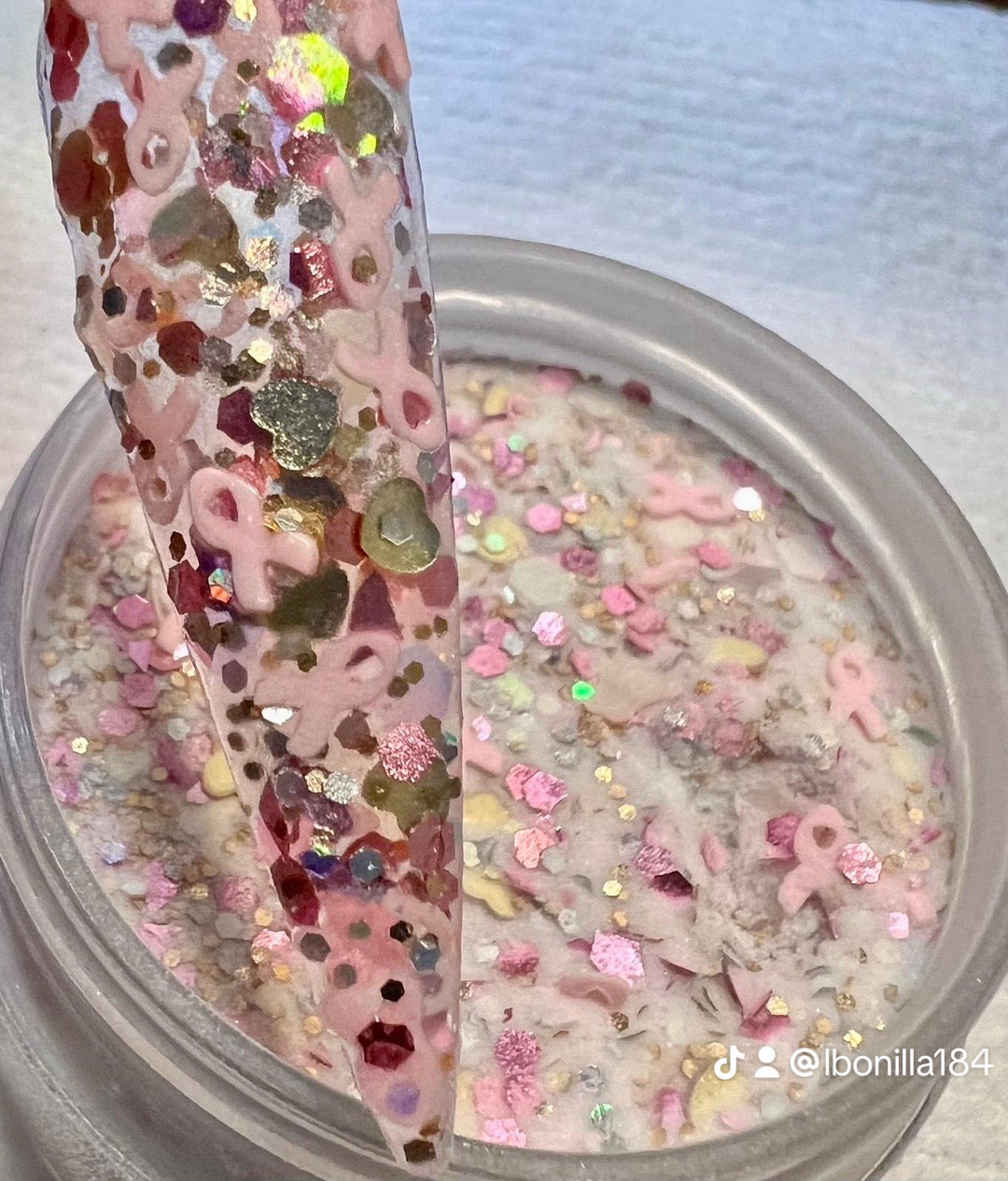 Glitter Cancer Awarness #22