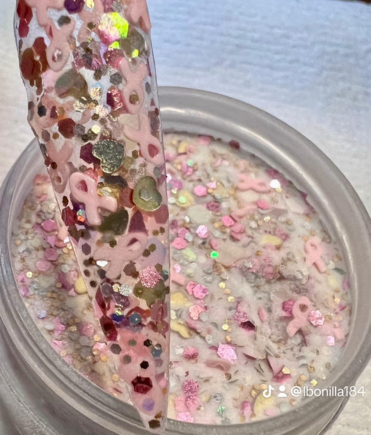 Glitter Cancer Awarness #22